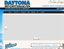 Tablet Screenshot of daytonasportswear.com
